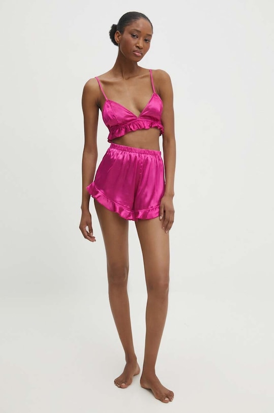 Pyžamo Answear.LAB LPJ.548FLORENCEM.gdb ružová WW24