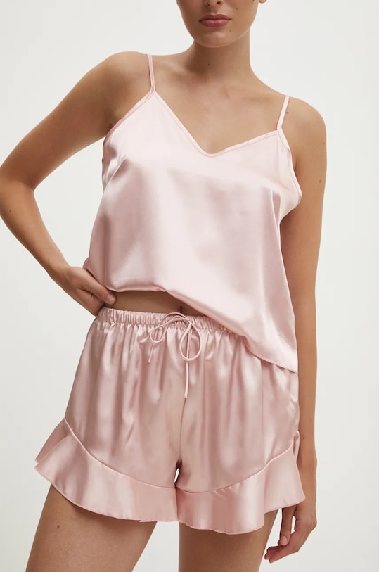 Pyžamo Answear.LAB růžová 20209.cdb