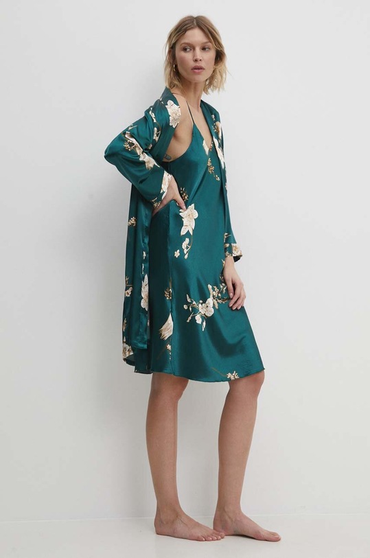 Σετ πιτζάμας Answear.LAB ύφασμα πράσινο 161.2.fjs