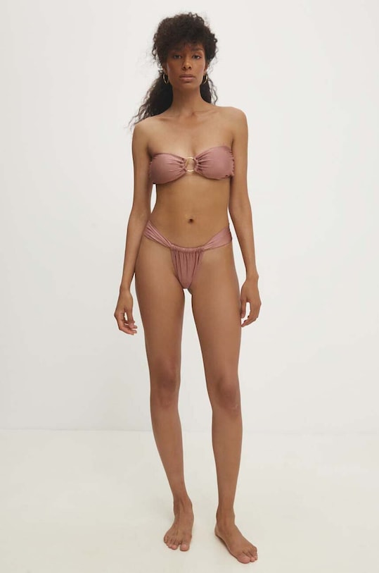 Plavková podprsenka Answear.LAB cb.17334.gora.IKK ružová WW24
