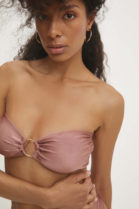 Plavková podprsenka Answear.LAB ružová cb.17334.gora.IKK