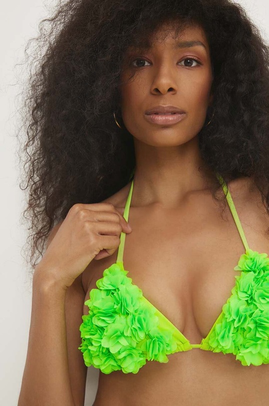 Plavková podprsenka Answear.LAB zelená 3121.G.ijs