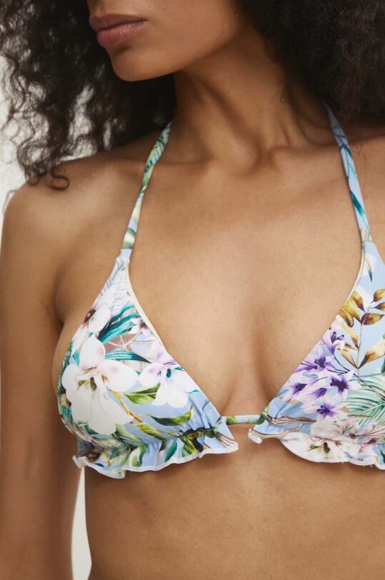 Plavková podprsenka Answear.LAB F009.4.gora.HWK modrá WZ24