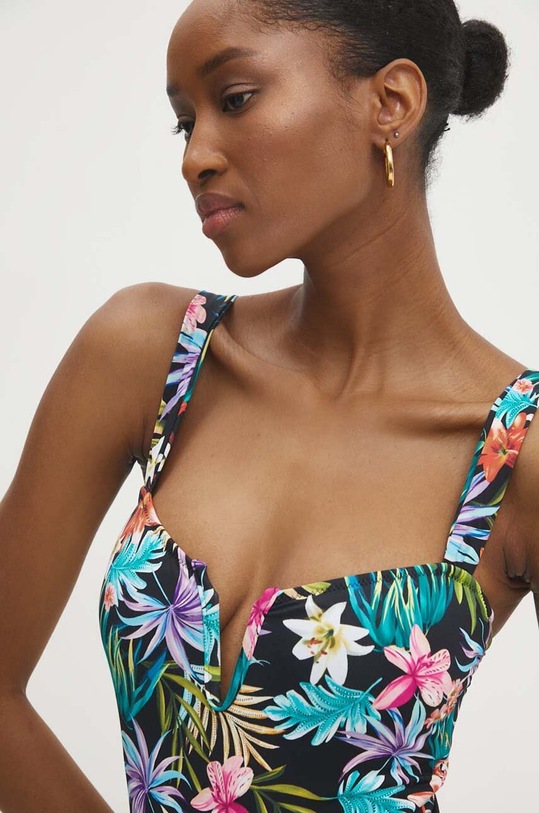 Answear Lab jednoczęściowy strój kąpielowy czarny vw1536.fh