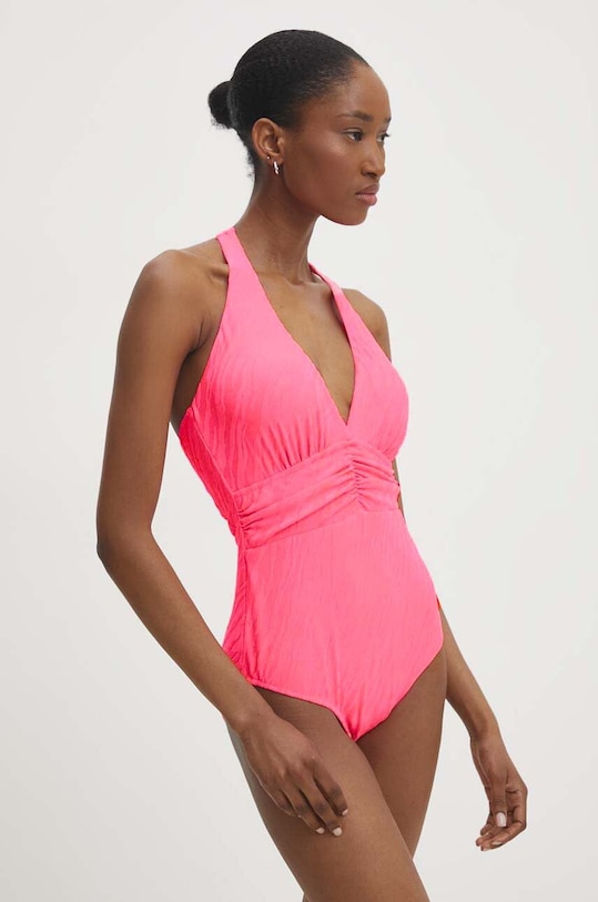 Суцільний купальник Answear.LAB легко ущільнена рожевий vw1543.fh