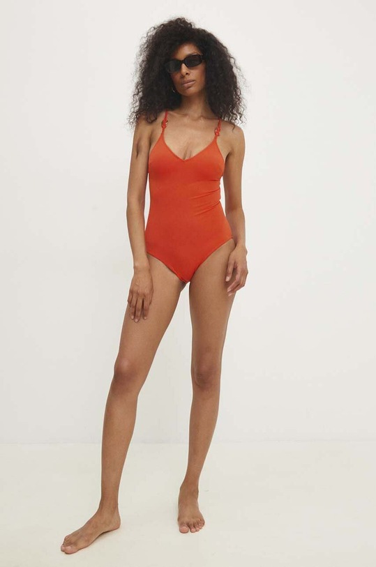 Answear Lab jednoczęściowy strój kąpielowy 38201.HWK pomarańczowy WZ24