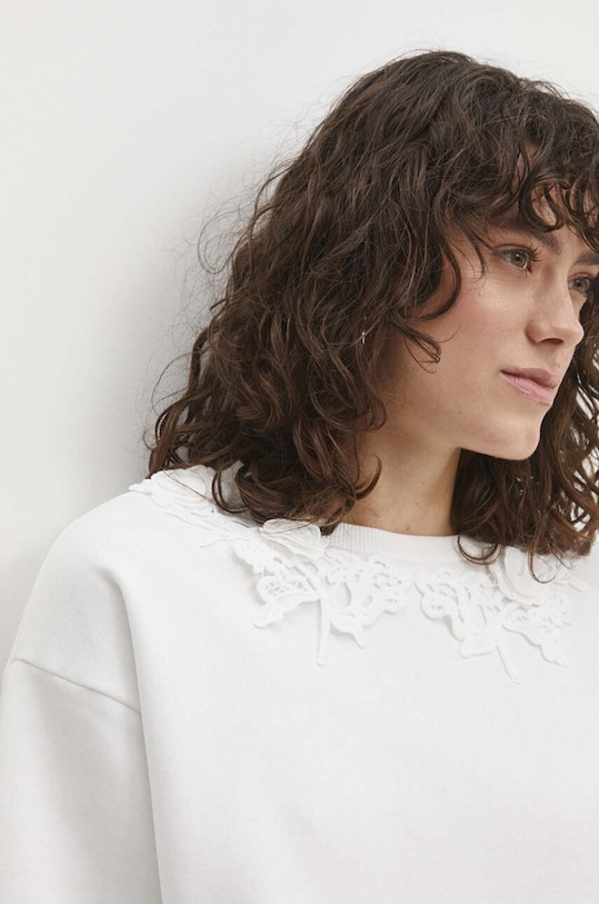 Answear Lab bluza biały SNG1.bld.tjs