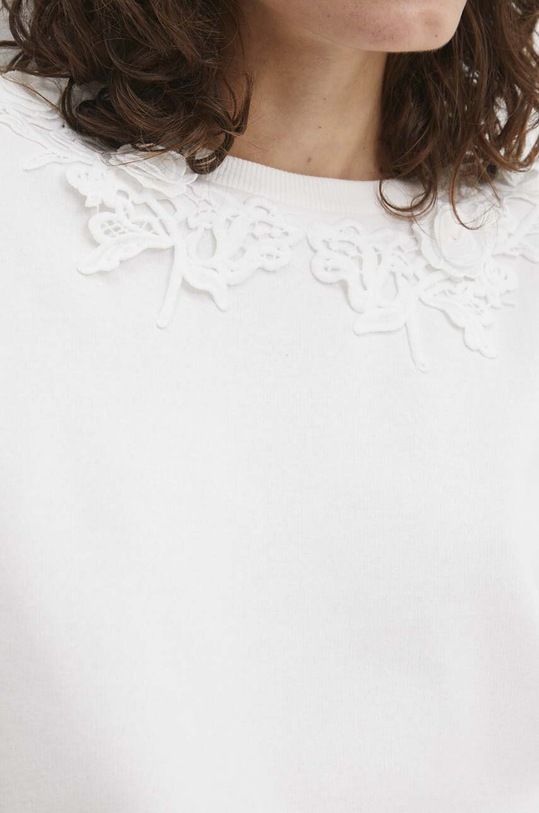 Answear Lab bluza SNG1.bld.tjs biały