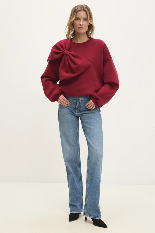 Answear Lab bluza L7040.HWK burgundia WW25
