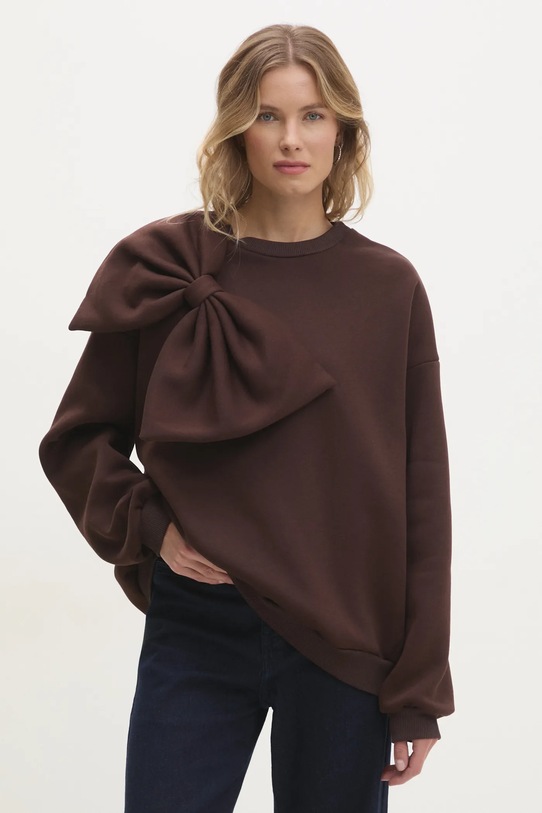 Answear Lab bluza uni maro L7040.HWK