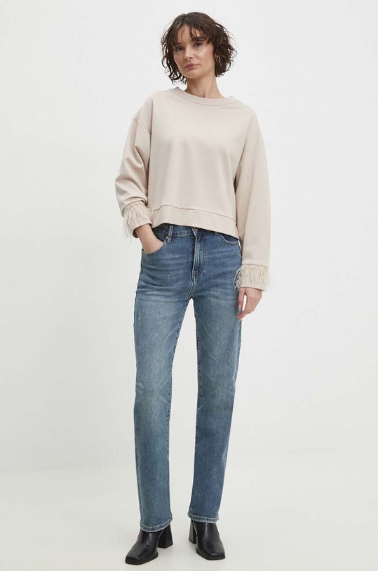 Answear Lab bluza 91150.IKK beżowy WW24