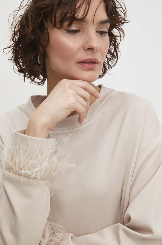 Answear Lab bluza beżowy 91150.IKK