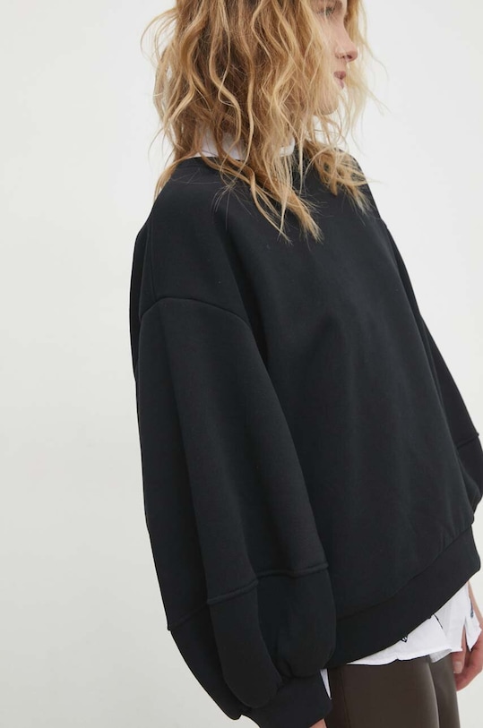 Βαμβακερή μπλούζα Answear.LAB μαύρο 93880.fjs