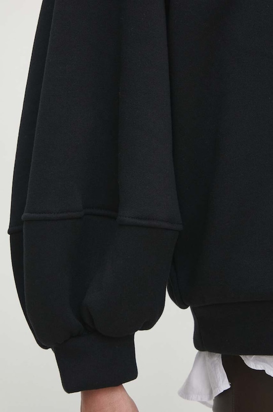 Βαμβακερή μπλούζα Answear.LAB 93880.fjs μαύρο