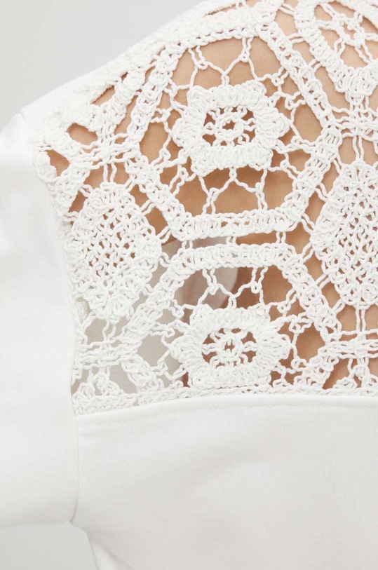 Answear Lab bluză de bumbac WH311.HWK alb