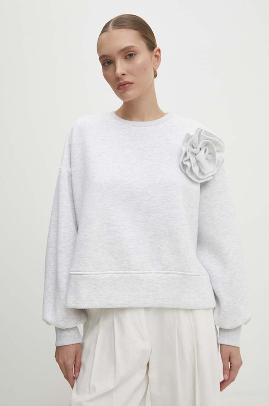 Answear Lab bluza bez kaptura szary LD0572.HWK