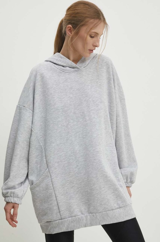 Answear Lab bluza z kapturem szary 7043.IKK