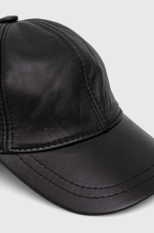 Doplnky Kožená šiltovka Answear.LAB 333.TKK čierna