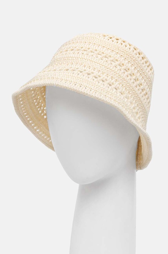 Answear Lab palarie din bumbac bej 4225.cdb