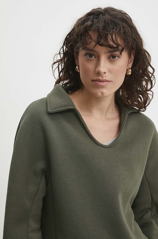 Odzież Answear Lab komplet - bluza i spódnica 23254.HWK zielony