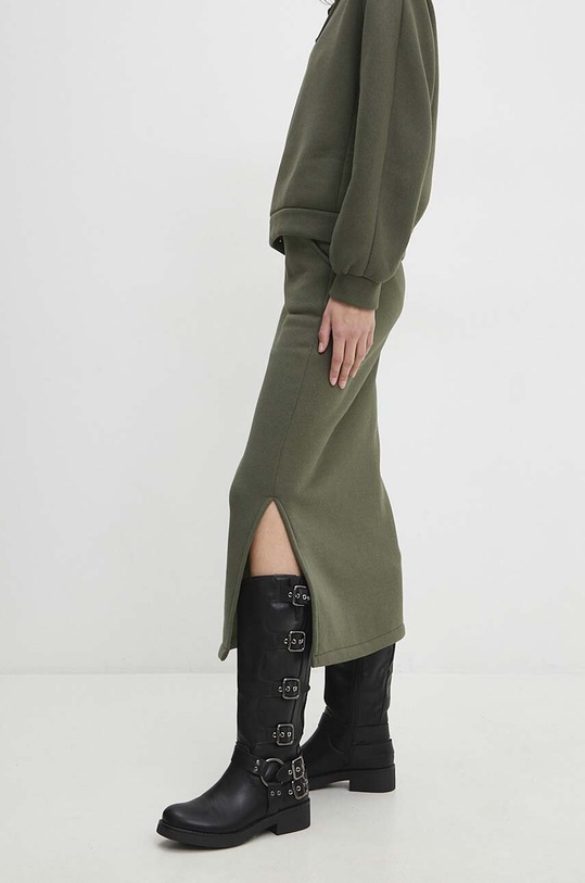 Answear Lab komplet - bluza i spódnica zielony 23254.HWK