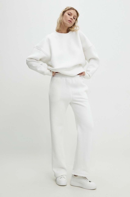 Спортивный костюм Answear.LAB меланж белый sng.dkd00c.tjs