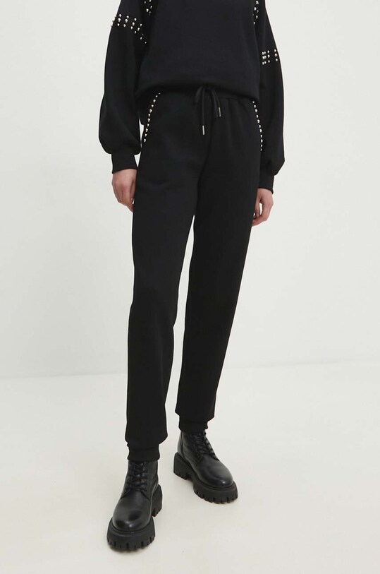 Хлопковый спортивный костюм Answear.LAB чёрный wj9152.FKK
