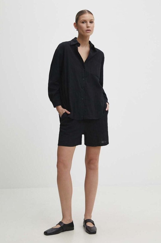 Σετ βαμβακερό Answear.LAB βαμβάκι μαύρο dx14302a.fjs