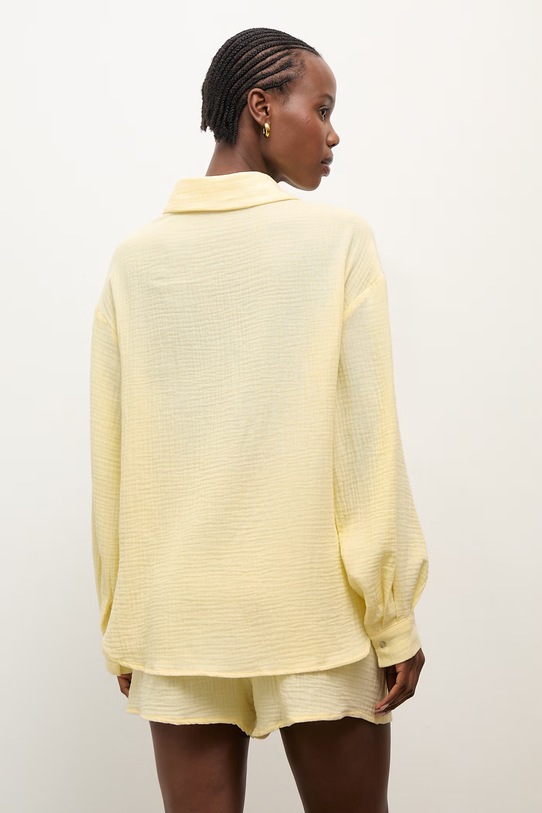 Answear.LAB komplet damski bawełniany żółty 15240.15335.fh