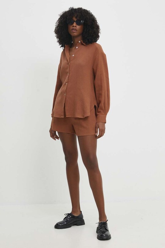 Answear Lab set din bumbac maro 15240.15335.fh