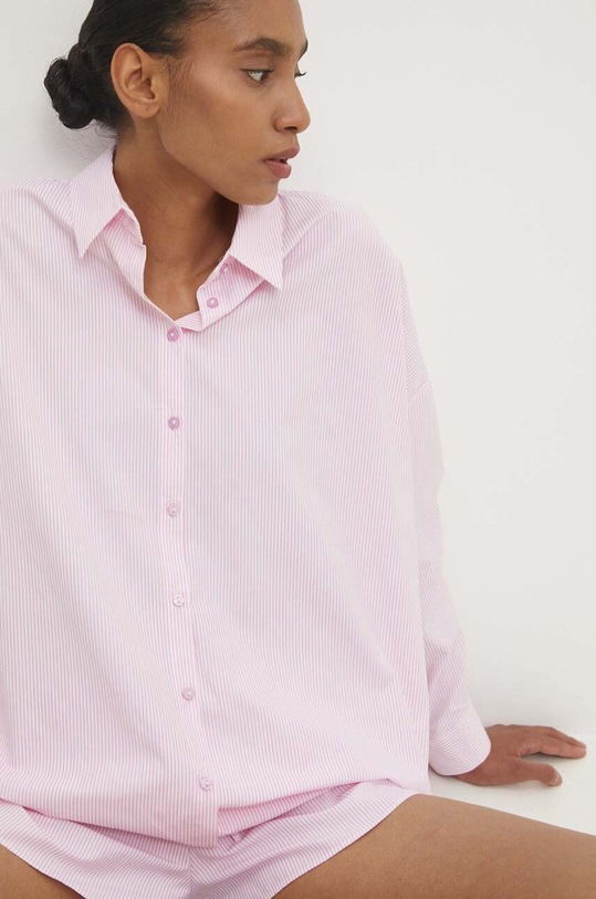 Памучен комплект Answear.LAB розов 6829.td