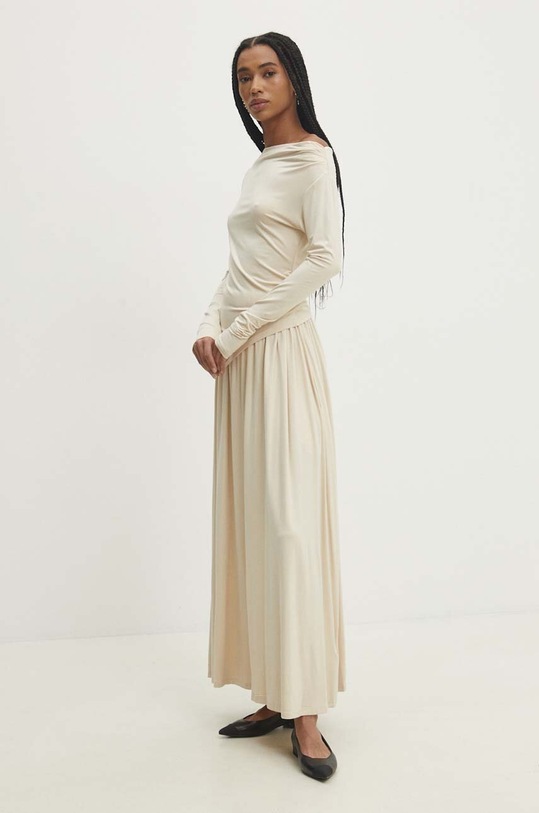 Σετ - μακρυμάνικο και φούστα Answear.LAB 5088ab.iw μπεζ