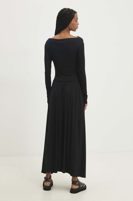 Answear Lab komplet- longsleeve i spódnica 5088ab.iw czarny WW24