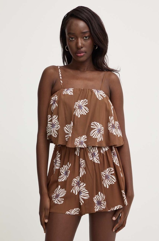 Answear Lab komplet tkanina brązowy 16566.tjs