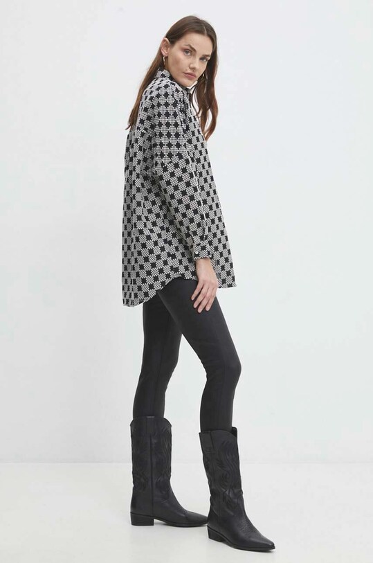 Сорочка Answear.LAB 33485.TWK чорний WW24