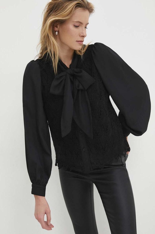 Košulja Answear.LAB casual crna 21496lc.iw