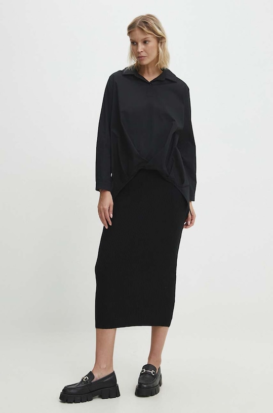 Answear.LAB bluzka 221649.HWK czarny WW24