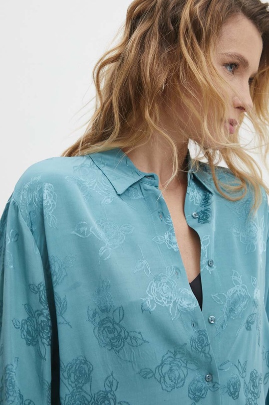 Πουκάμισο Answear.LAB casual τιρκουάζ 33464.TKK