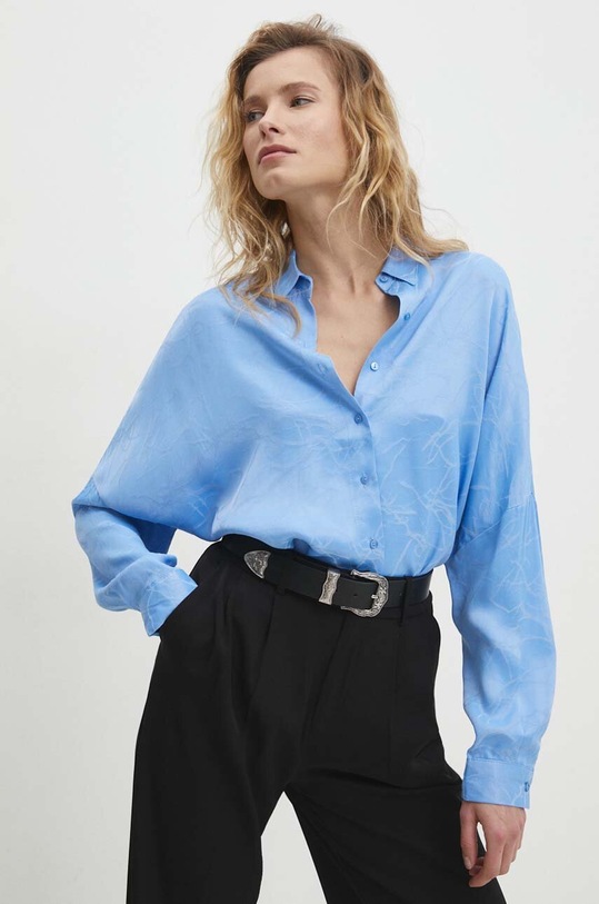 Πουκάμισο Answear.LAB casual μπλε 32684.TKK