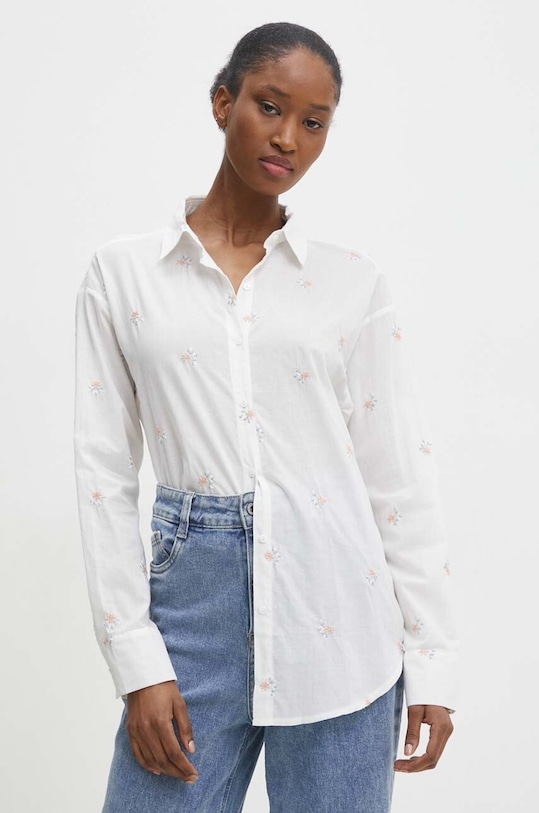 Answear Lab koszula bawełniana biały 1D529.HWK