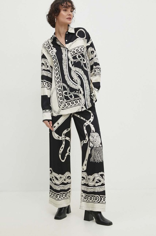 Πουκάμισο Answear.LAB s594.iw μαύρο WW24