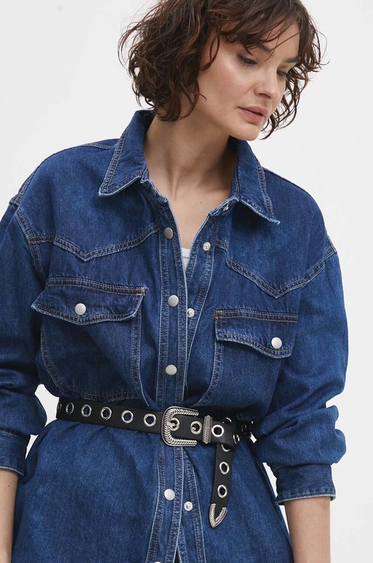 Τζιν πουκάμισο Answear.LAB 1501.ijs μπλε