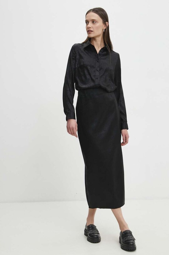 Сорочка Answear.LAB 31621.HWK чорний WW24