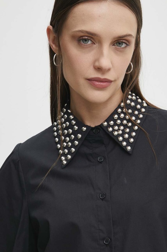 Answear Lab koszula bawełniana czarny 1293.ijs