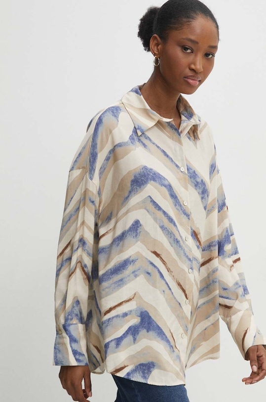 Answear Lab koszula sng.kdd032.tjs beżowy WW24