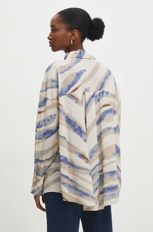 Odzież Answear Lab koszula sng.kdd032.tjs beżowy