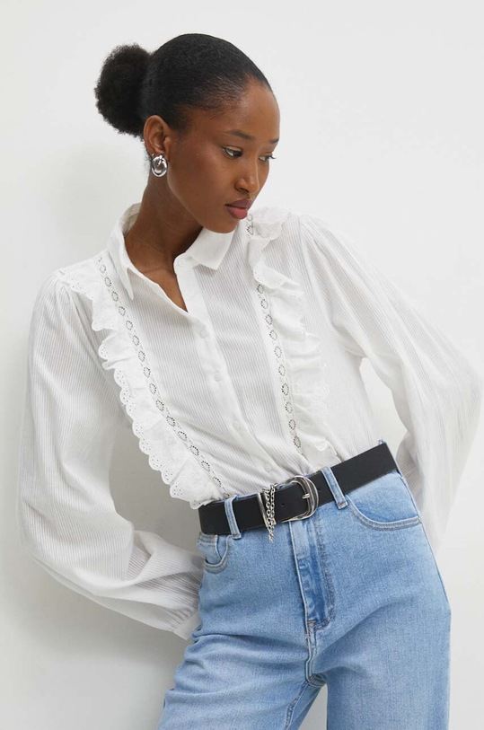 Bavlněná košile Answear.LAB regular bílá Z6188.HWK