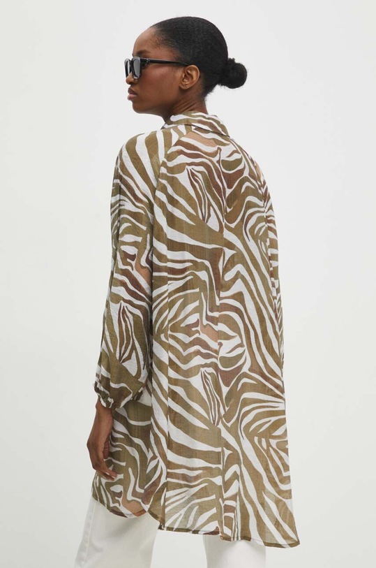 Oblečení Košile Answear.LAB QED3165.gdb zelená