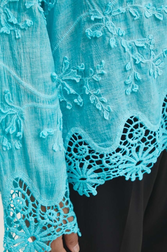 Answear Lab koszula bawełniana WF5206.gdb niebieski