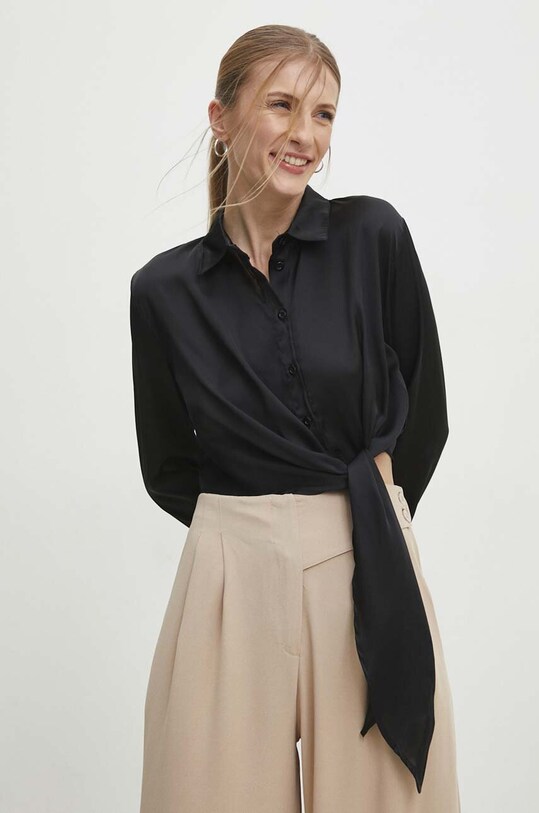 Answear.LAB koszula regular czarny 24y11701.tdb